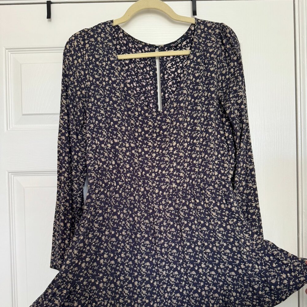 Longsleeve V neck Romper